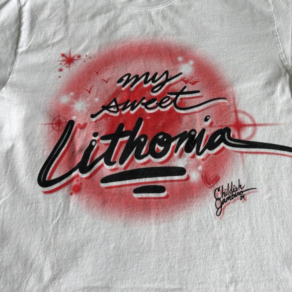 Childish Gambino The New World Tour My Sweet Lithonia Tee White Small Official - Picture 6 of 8